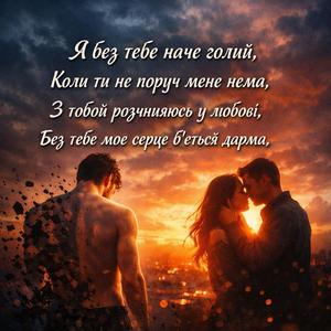 Я без тебе наче голий