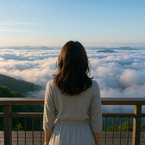 雲海に心を重ねて