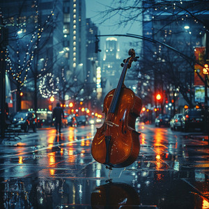 Ambiente Nocturno De Silueta De Jazz