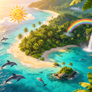 Tropical Happy Map