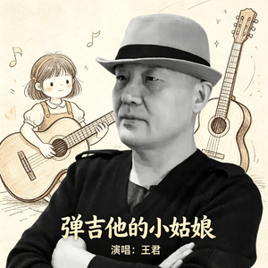 弹吉他的小姑娘