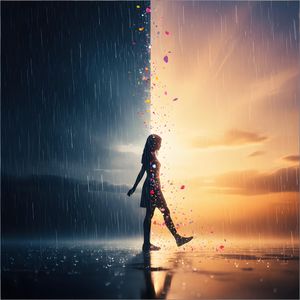 我在等雨停，不在等你