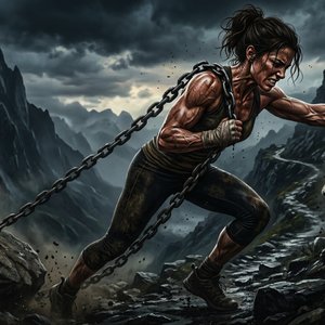 SER FUERTE A LA FUERZA