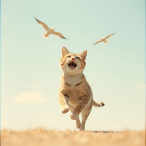 空を飛ぶ鳥を見上げて