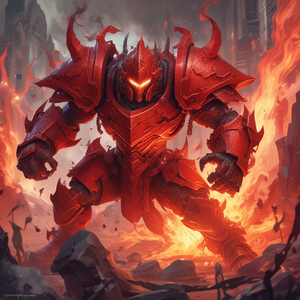 与红骑士的拼杀"The brutal clash with the Red Knight" by @stellarwitch