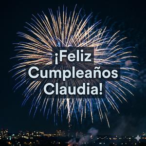 ¡Feliz Cumpleaños, Claudia!