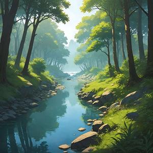 Calm river
