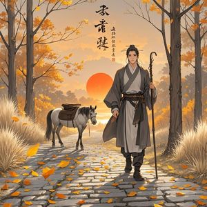 古道秋暮行 词 曲 弈星