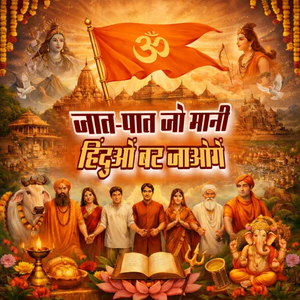 जात पात जो मानी हिंदुओं बट जाओगे