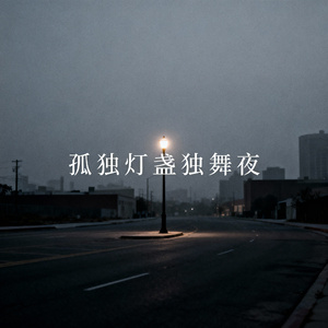 孤独灯盏独舞夜