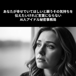 あなたが幸せでいてほしいと願うその気持ちを伝えたいけれど言葉にならない