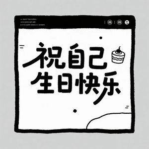 祝自己生日快乐