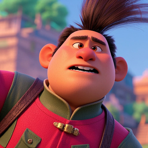 Moon Over the Ancient Wall