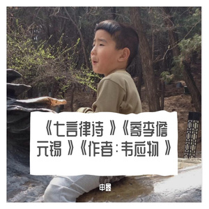 《七言律诗》《寄李儋元锡》《作者：韦应物》