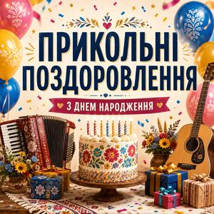 З Днем Народження Веселе Привітання