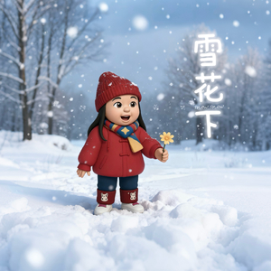 雪花下