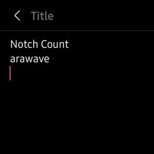 Notch Count