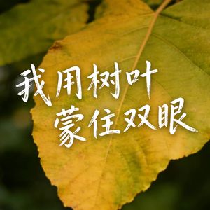 我用树叶蒙住双眼