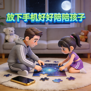 放下手机好好陪陪孩子