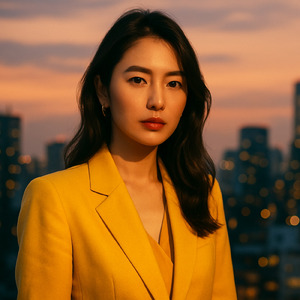 レインボーネオンの街