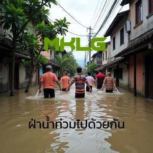 ฝ่าน้ำท่วมไปด้วยกัน