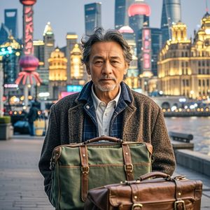 外滩的风-江心残叶