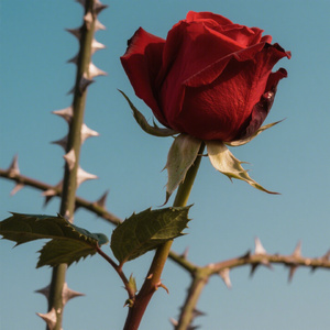 有些人像带刺的玫瑰