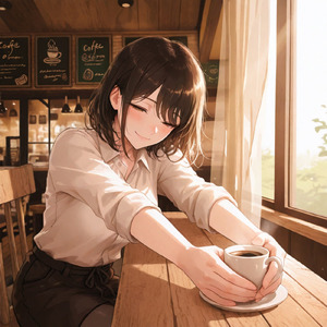 Gentle Lofi Vibraphone at a Coffee Shop for Focus – 528Hz