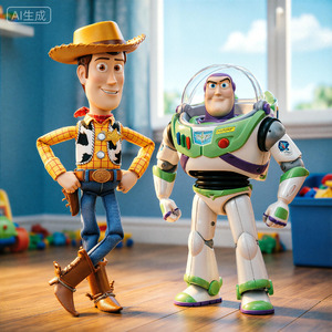 《玩具总动员》-胡迪和巴斯光年印证花期不同魅力不同