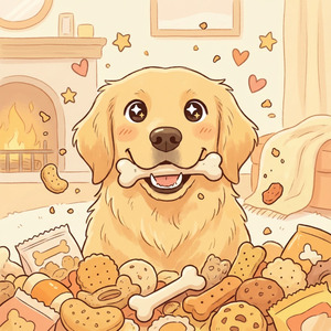 ワンコのおやつタイム