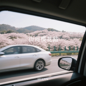 山间樱花路