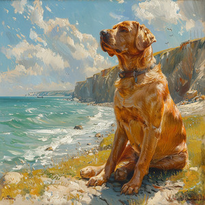 Serenidad Del Paseo Marítimo Del Perro