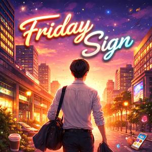 이번주는 종료되었습니다 (Friday Sign)
