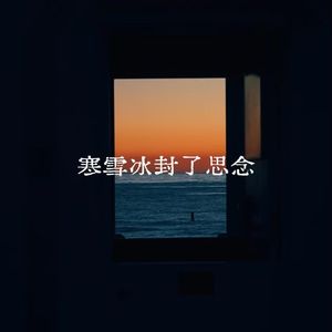 寒雪冰封了思念