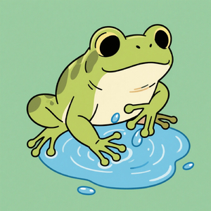 O sapo agora lava o pé