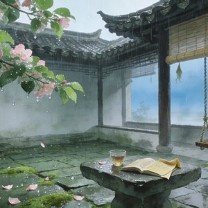 绿肥红瘦•海棠依旧