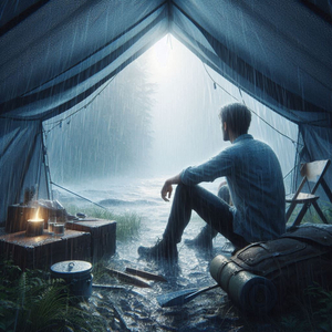 Relaxing Rain Noise in a Tent 2
