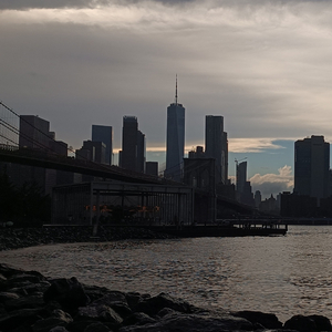 new york in the rain