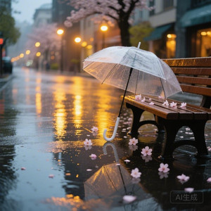 雨落完，就忘了他