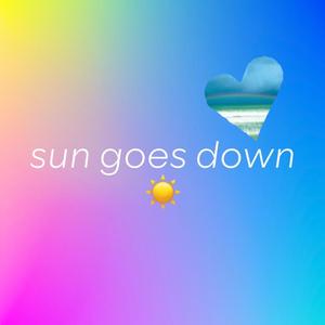 sun goes down