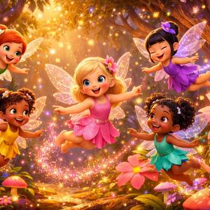 Fadas Música animada Infantil para festa de Bosque Ecantado Fada