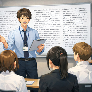 OJT!オジの常識、Teaching!