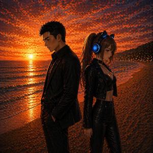 砂浜の足跡 (りゅうや＆エレナ　「ロングバージョン」)