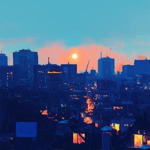 우산없이 맞는 여름비