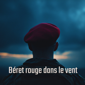 Béret rouge dans le vent