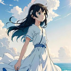 Blue sky and white clouds