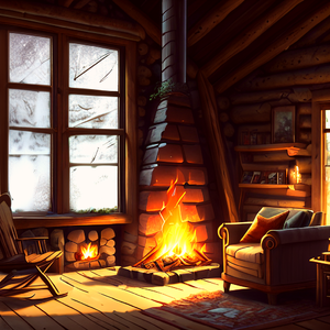 温暖壁炉旁的故事会