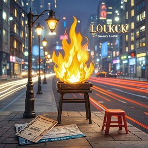 路灯下的火焰