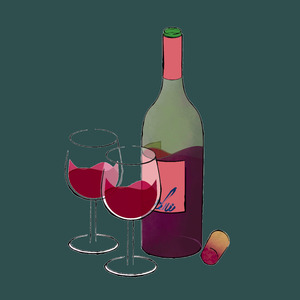 ワインとジャズの贅沢な夜