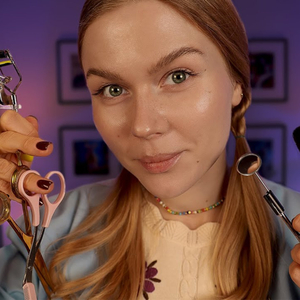 Soft Eyelash Brushing for a Delicate, Personal Touch